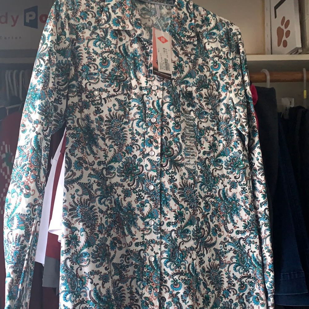 Pearl snap shirt